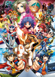 ����������� ������: "������ �����!" ������ "������ ������� ��������� �����" / Gekijouban Inazuma Eleven Go vs Danbooru Senki W / Inazuma Eleven GO vs Danball Senki W [Movie] [2012] [�����] [BDRip] [720p] [������������ ���������� (JAP)]